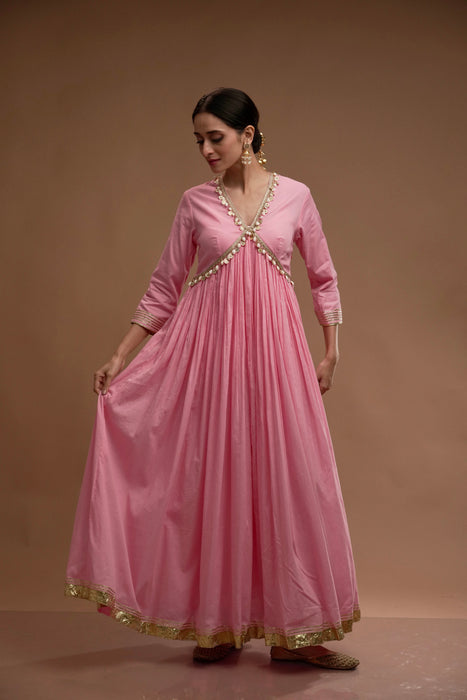 Mama & Mini - Gulabi Anarkali