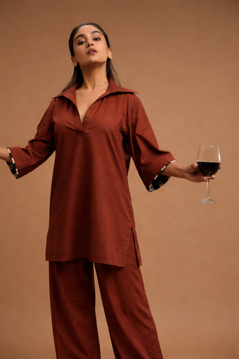 Cinnamon Kurta Set
