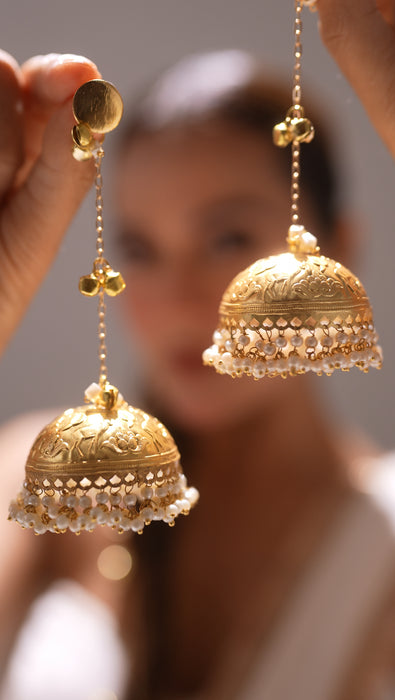 Basra Jhumki - Earrings