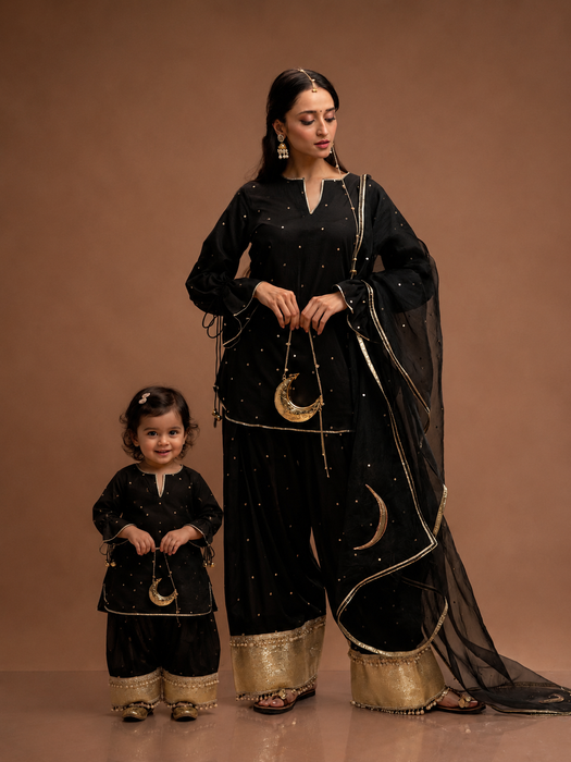 Mama & Mini - Chand Black (Set of two)