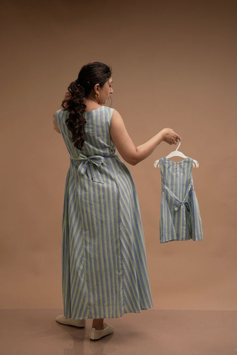 Mama & Mini - Water stripes dress