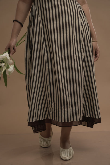 Mama & Mini - Sand stripes dress