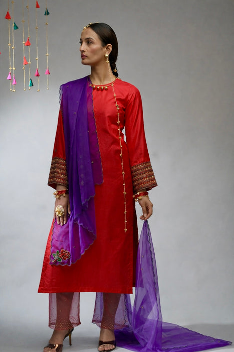 Shashi - Silk Kurta Set