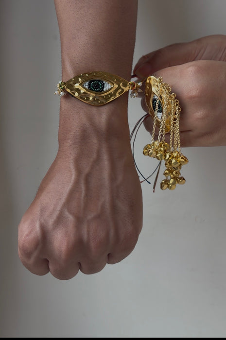 Evil Eye Rakhi & Bag (Combo)