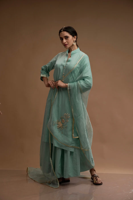 Powder Blue Kurta Set