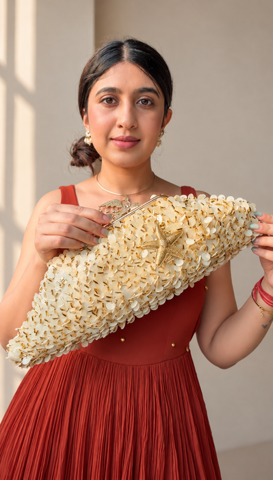 Indo White - Clutch/Sling