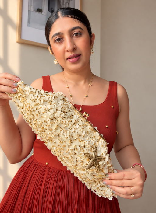 Indo White - Clutch/Sling