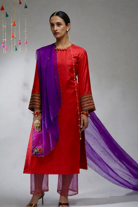 Shashi - Silk Kurta Set