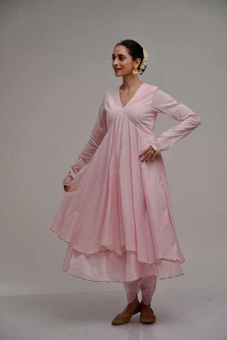 Pale Pink - Kurta Set