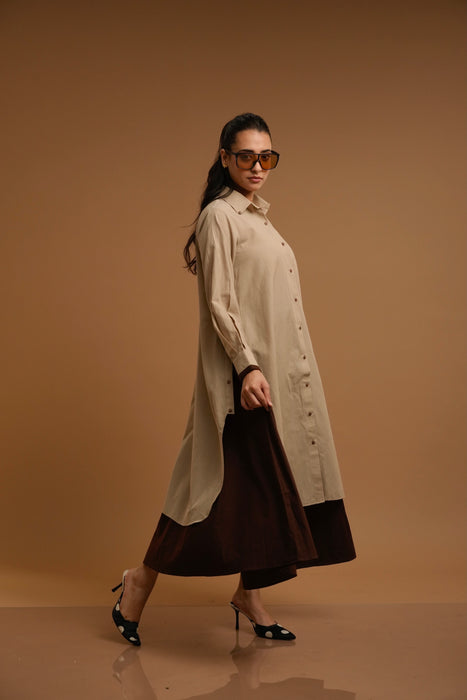 Cafe Crème Shirt/Skirt Set