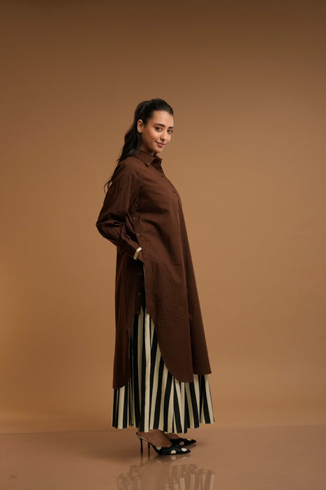 Hot Chocolate shirt/skirt set