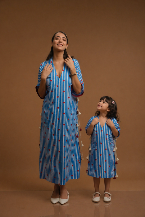 Mama & Mini - Blue