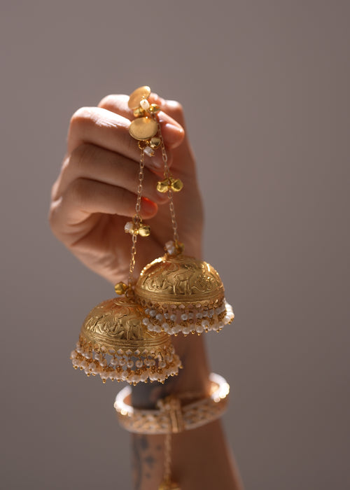 Basra Jhumki - Earrings