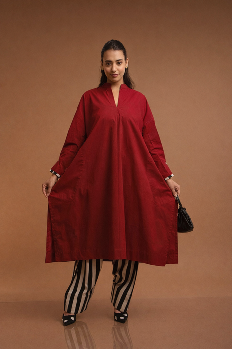 Rose Kurta/Farshi Salwar Set