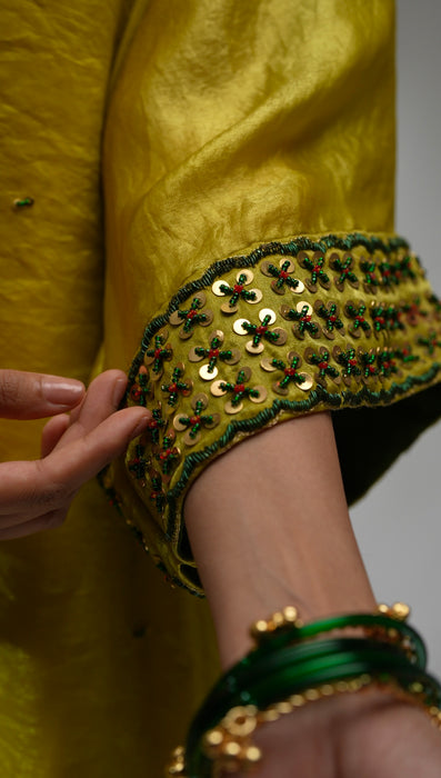 Haldi-Mehendi Kurta Set