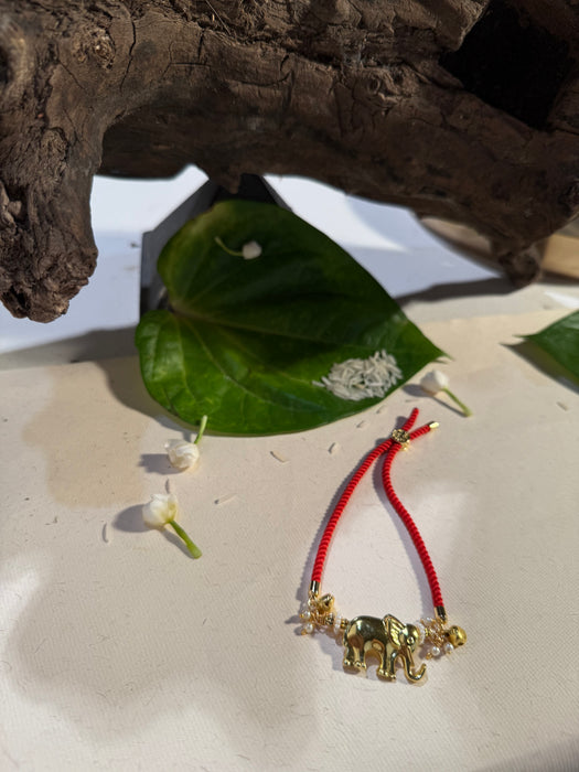 LUCKY ELEPHANT RAKHI BRACELET