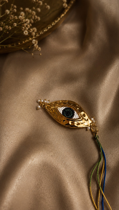 Evil Eye Rakhi turned Pendant
