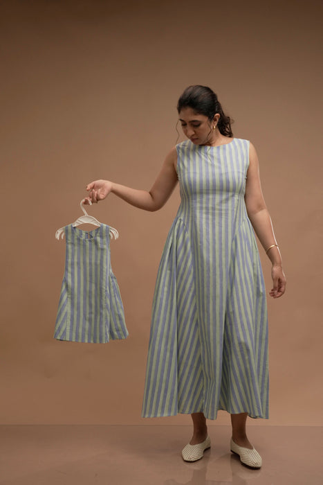 Mama & Mini - Water stripes dress