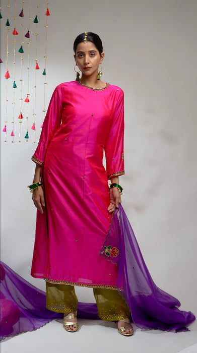 Parvati - Silk Kurta Set