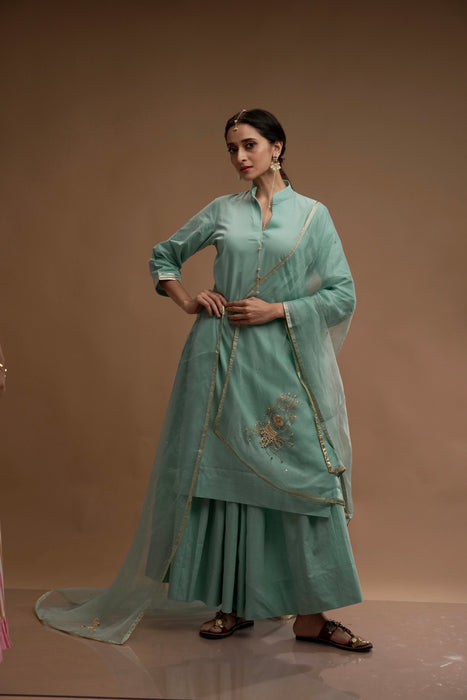 Powder Blue Kurta Set