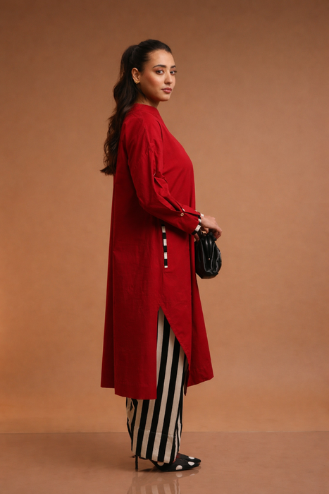 Rose Kurta/Farshi Salwar Set