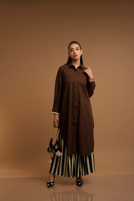 Hot Chocolate shirt/skirt set