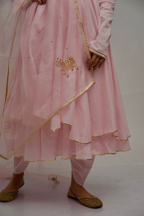 Pale Pink - Kurta Set